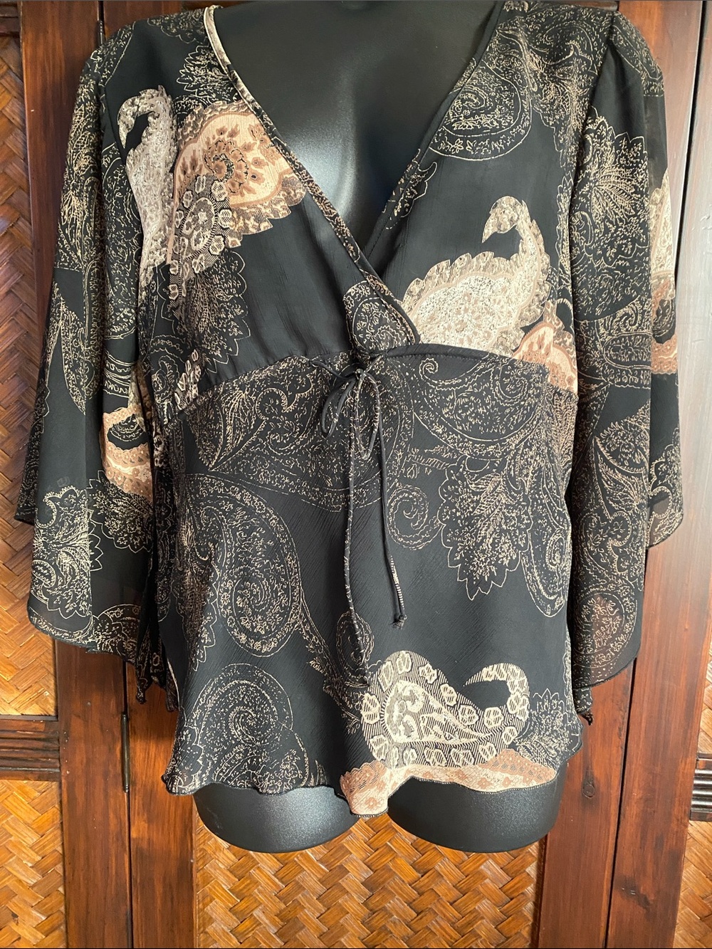AQUA BLUES - Paisley Tunic 16W